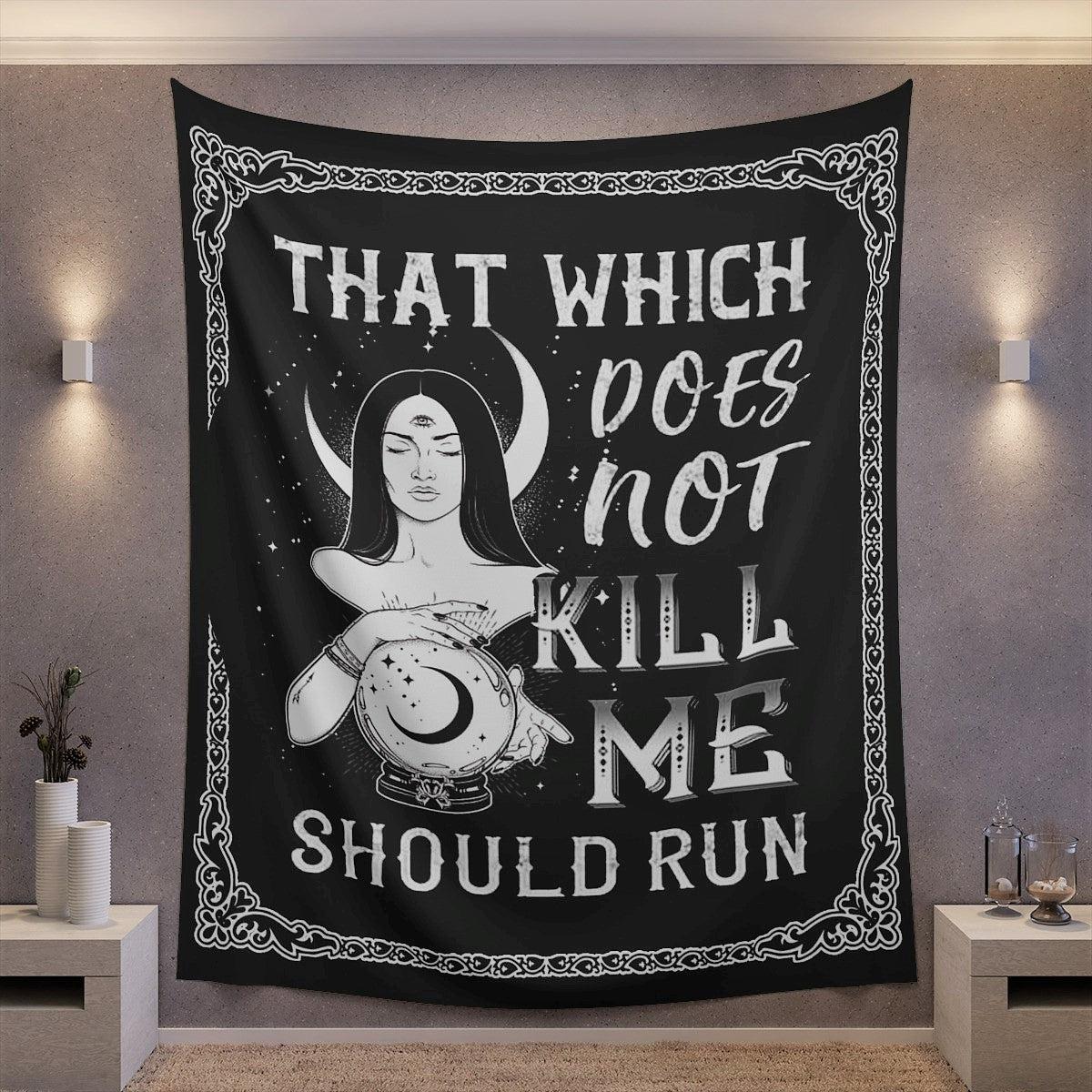 Witchy woman gothic witch Tapestry-MoonChildWorld