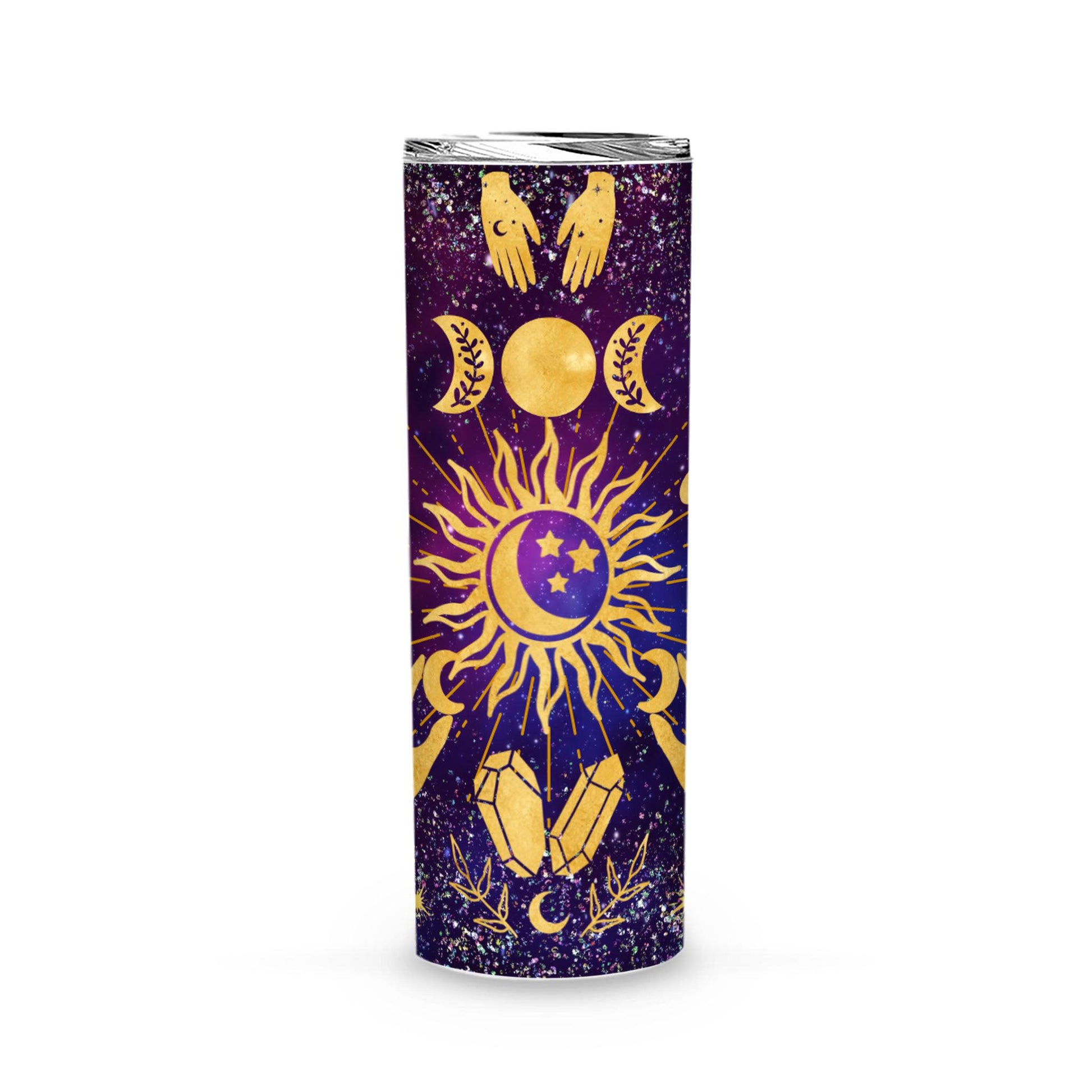 Mystical moon wicca Tumbler - Witch Tumbler-MoonChildWorld