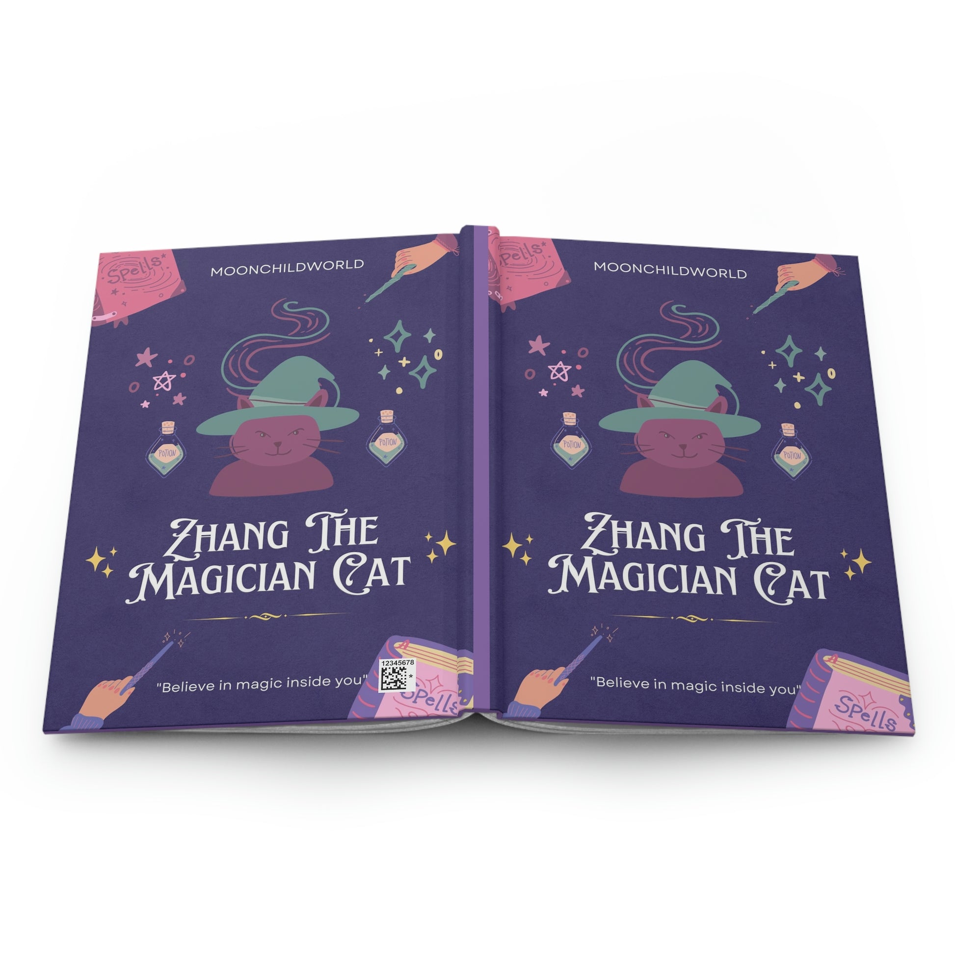 Magical Journal Witch Cat Notebook-MoonChildWorld