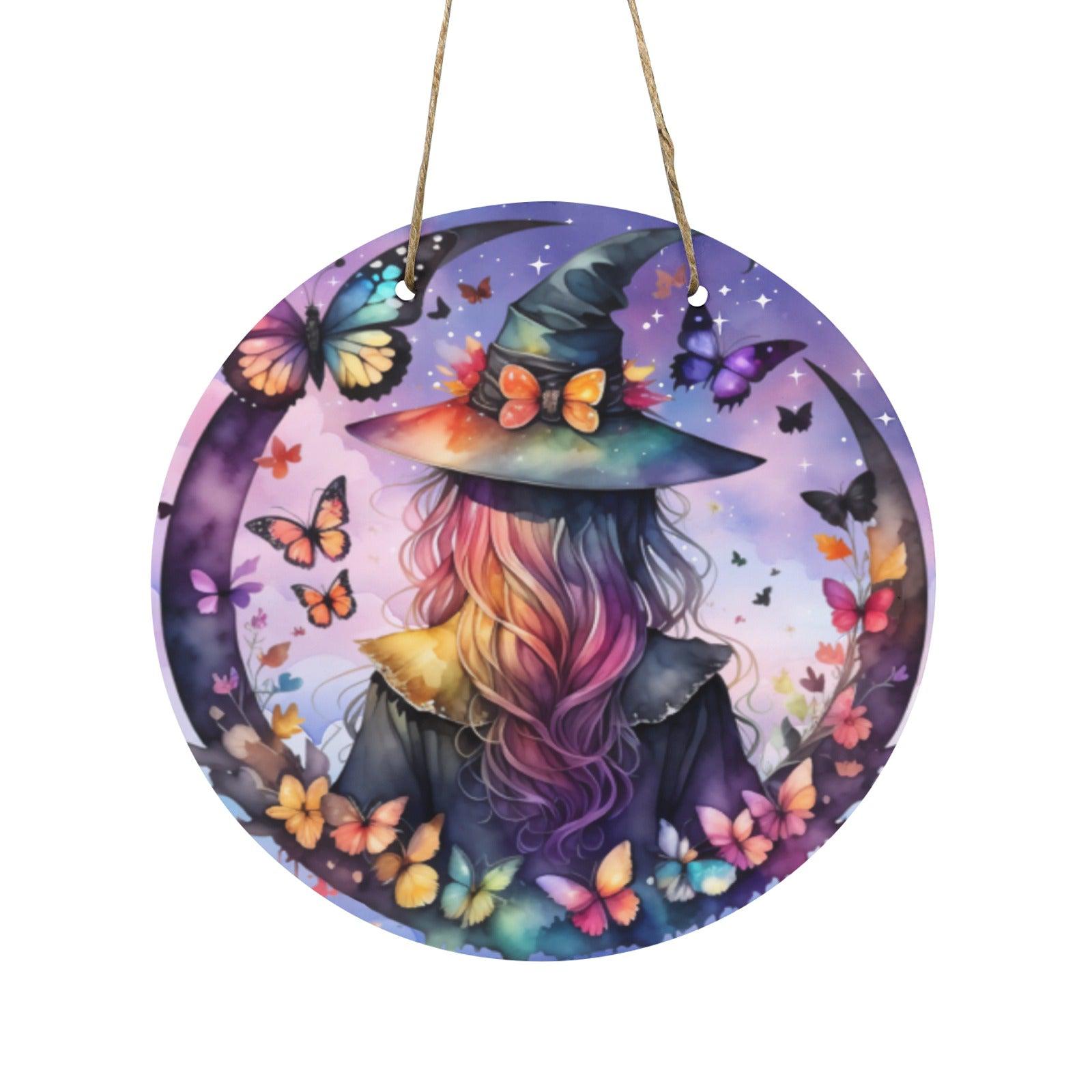 Butterfly Witch Door Sign-MoonChildWorld