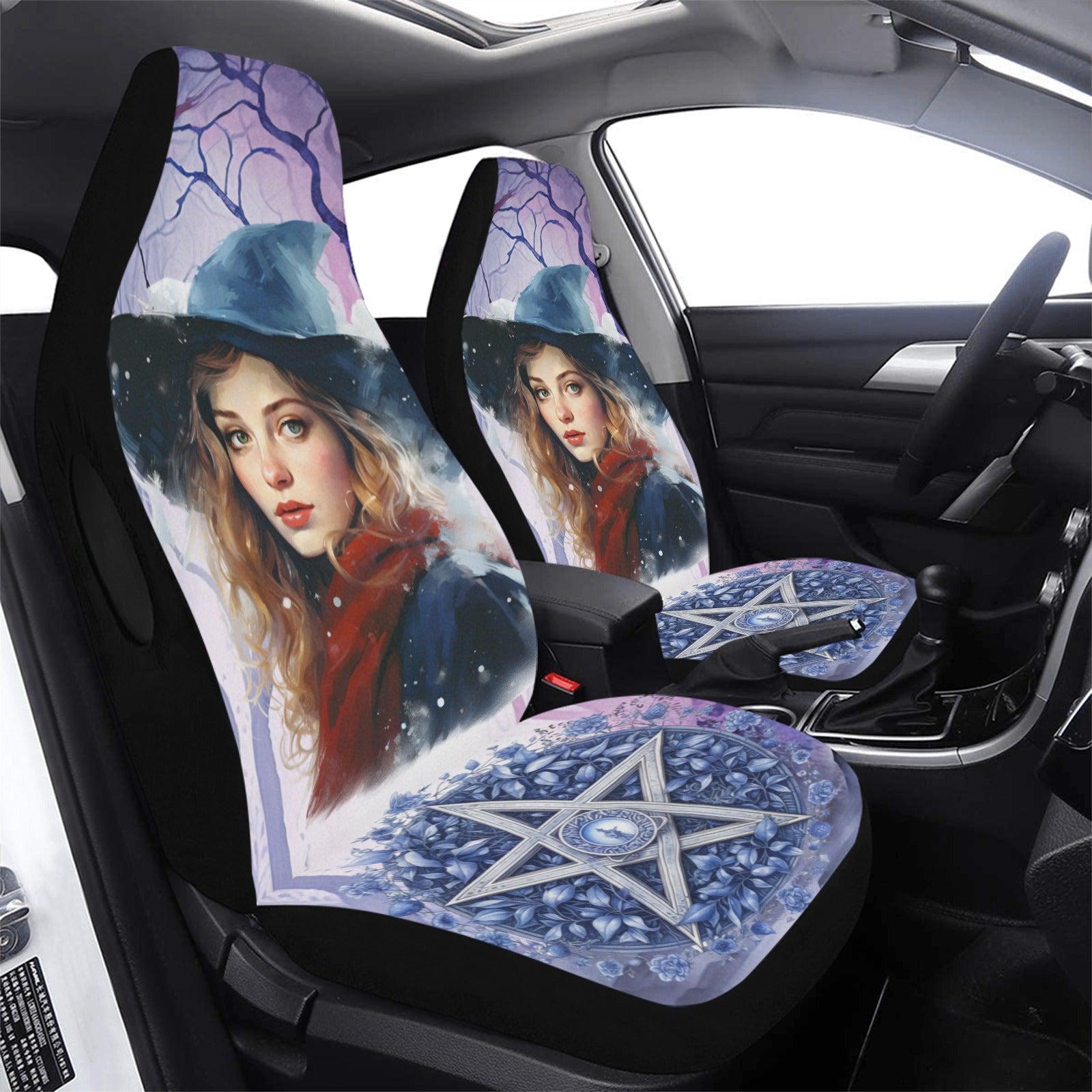 Winter Witch Car Seat Covers-MoonChildWorld