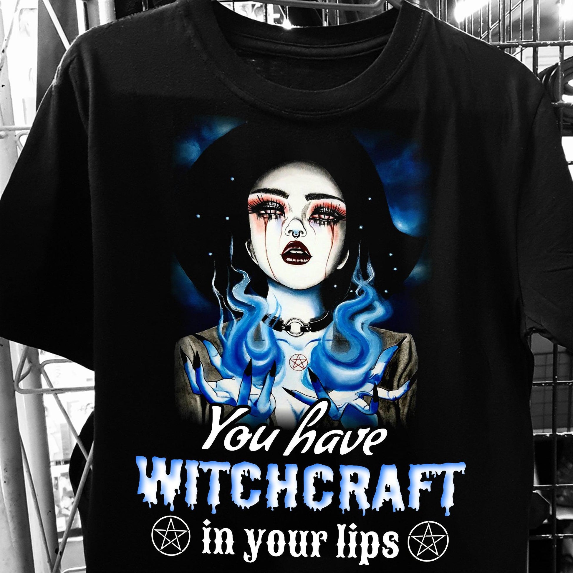 Witch Tshirt You Have Witchcraft In Your Lips-MoonChildWorld