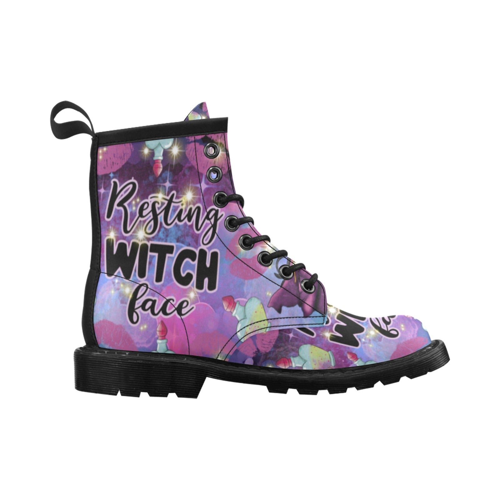 Resting witch face gothic Martin Boots-MoonChildWorld