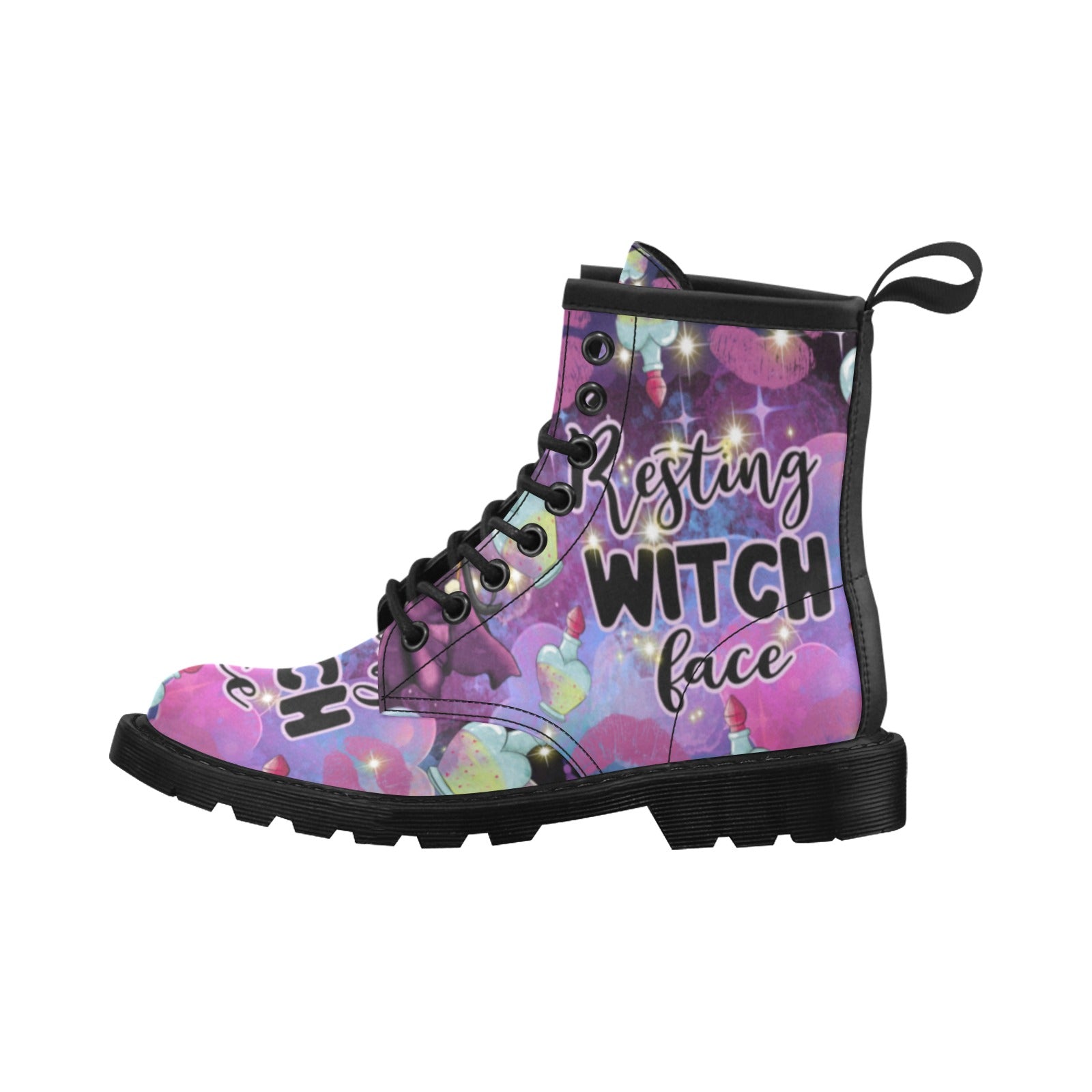 Resting witch face gothic Martin Boots-MoonChildWorld