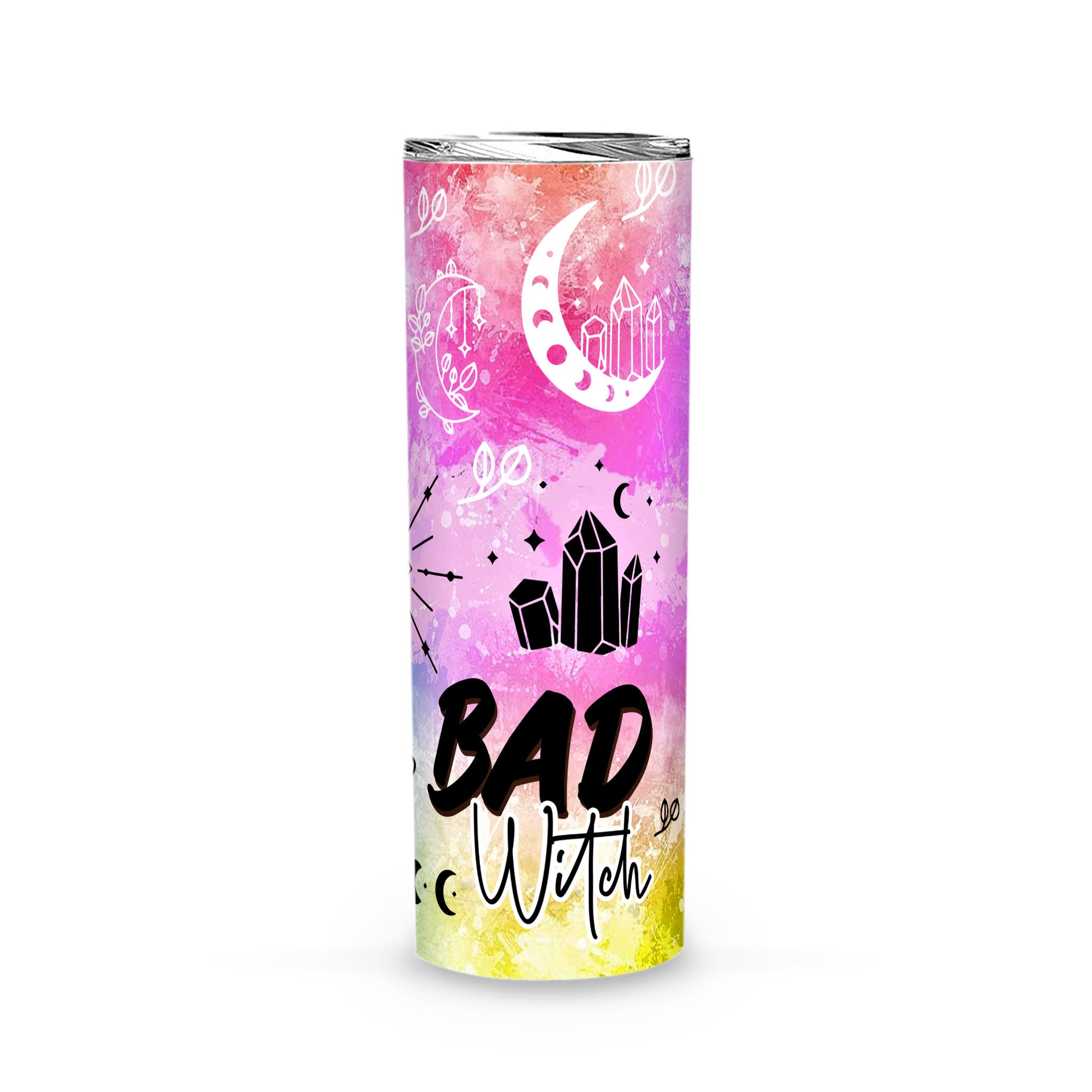 Good Witch Bad Witch Skinny Tumbler-MoonChildWorld