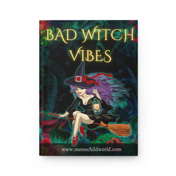 Witch Notebook Bad Witch Vibes Notebook-MoonChildWorld