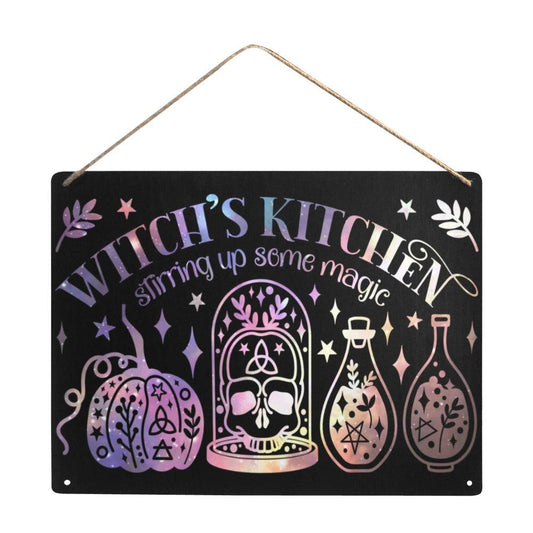 Witch's kitchen Metal Sign Witch Hanging Sign