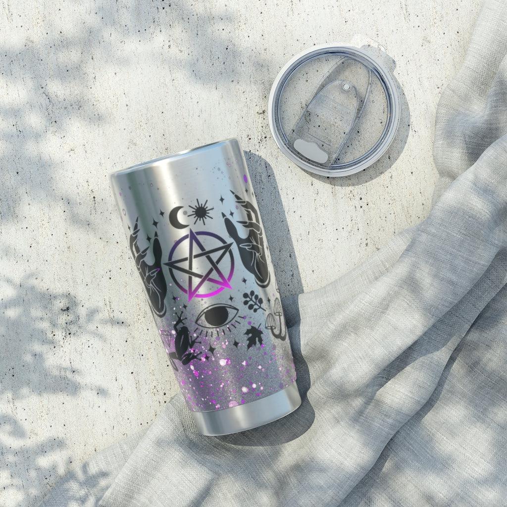 Witchy hand pentagram Witch Tumbler-MoonChildWorld