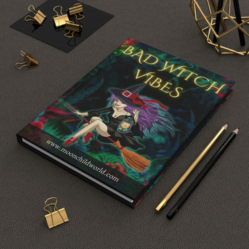 Witch Notebook Bad Witch Vibes Notebook-MoonChildWorld