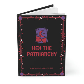 Witch Journal Hex the patriarchy Notebook-MoonChildWorld