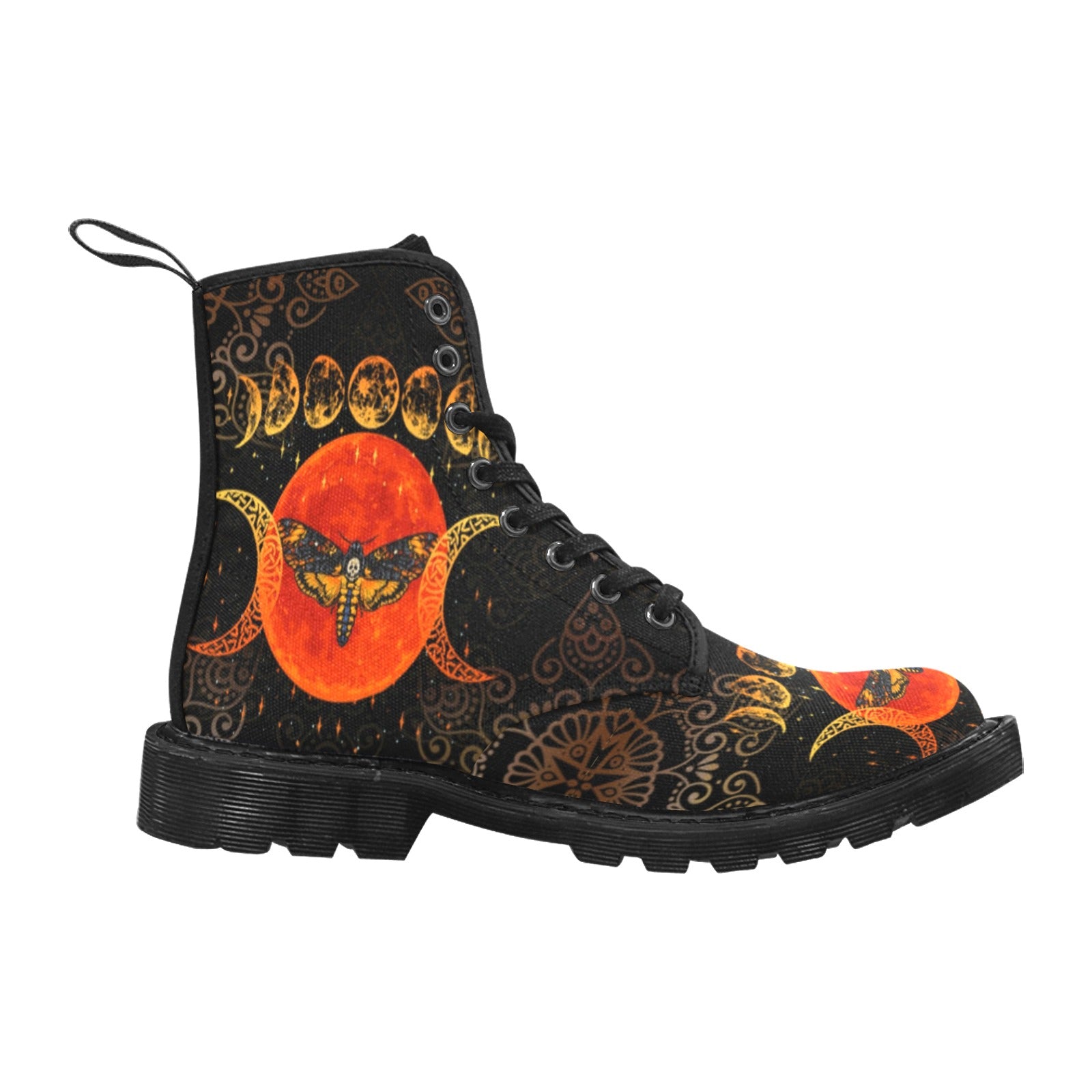 Death moth moon witchy Martin Boots-MoonChildWorld
