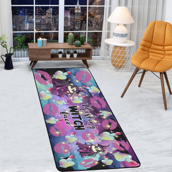 Resting witch face Area Rug-MoonChildWorld