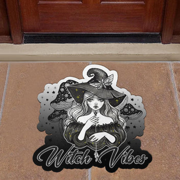 Witch Vibes Door Mat Witchy Door Mat-MoonChildWorld