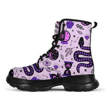 WItch snack moon Chunky Boots-MoonChildWorld