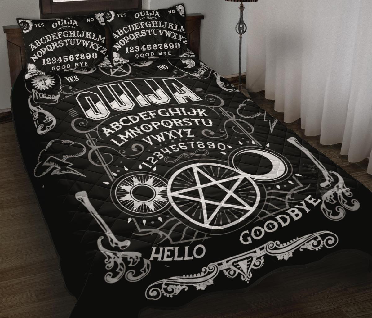 Ouija Board Witch Quilt Bed Set-MoonChildWorld