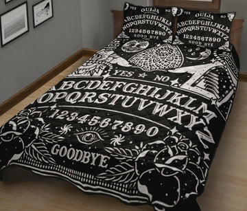 Ouija Witch Quilt Bed Set-MoonChildWorld