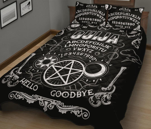 Ouija Board Witch Quilt Bed Set-MoonChildWorld