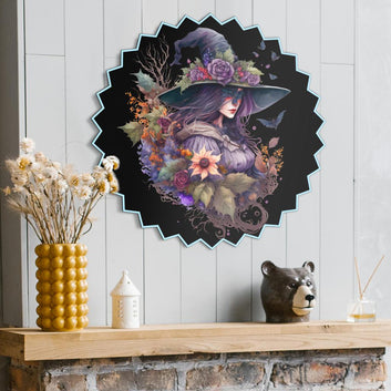 Mystic Witch Metal Sign
