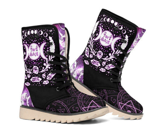 Wicca moon Polar Boots
