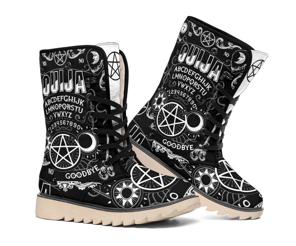 Ouija Board Witch Polar Boots-MoonChildWorld