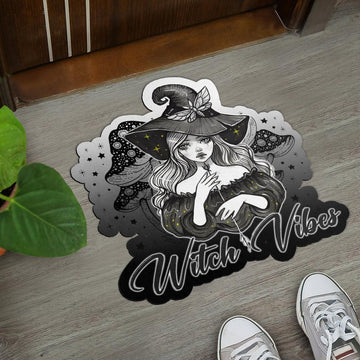 Witch Vibes Door Mat Witchy Door Mat-MoonChildWorld