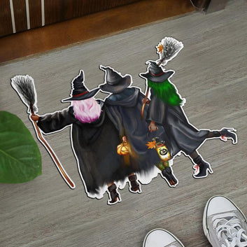 Witch sisters Witchy Door mat