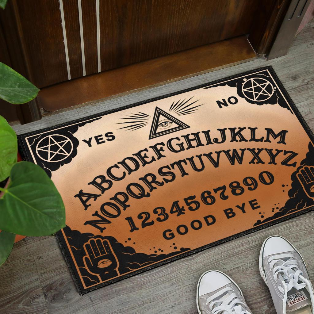 Witch Ouija board Door Mat Gothic Doormat-MoonChildWorld