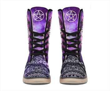 Pentacle wicca Polar Boots