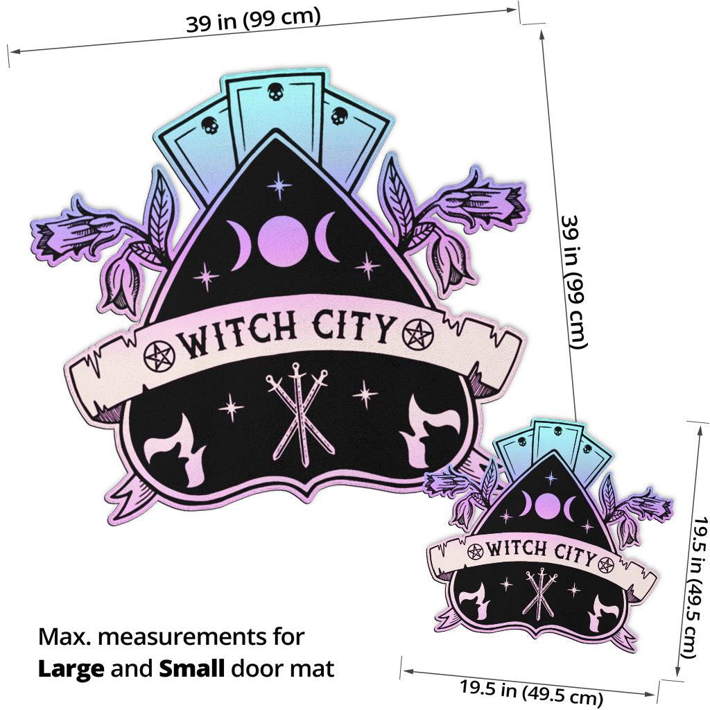 Witch City Planchette Ouija Door Mat-MoonChildWorld