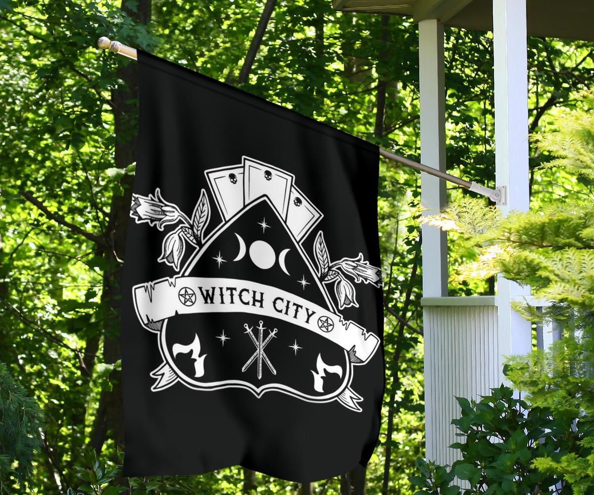 Witchy women witch Flag-MoonChildWorld