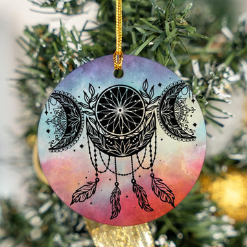 Wicca Triple moon Christmas Ornament-MoonChildWorld