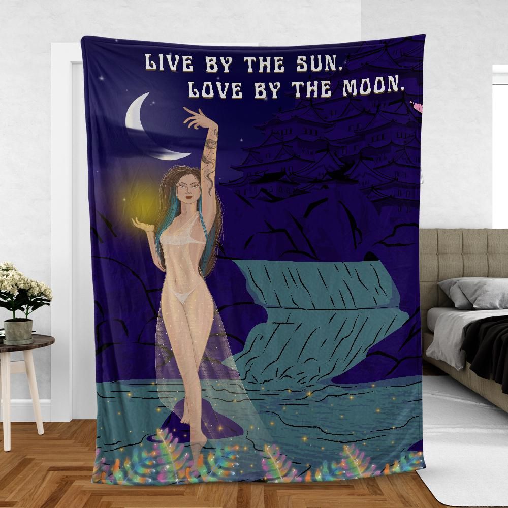 Sun Moon Blanket Wicca Goddess Blanket-MoonChildWorld