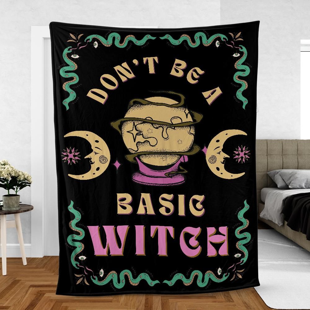 Basic witch Fleece Blanket-MoonChildWorld