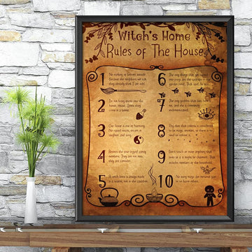 Rules of the witch house Poster-MoonChildWorld