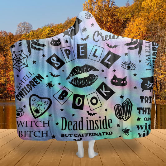 Witch Hooded Blanket Witchy Hooded Blanket