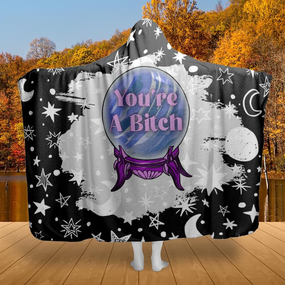 Witch Hooded Blanket Witchy Hooded Blanket-MoonChildWorld