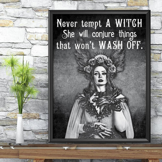 Dark witch poster Wicca Wall Art-MoonChildWorld