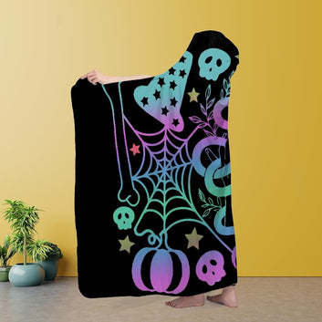 Witch Hooded blanket Witchy Hooded Blanket-MoonChildWorld