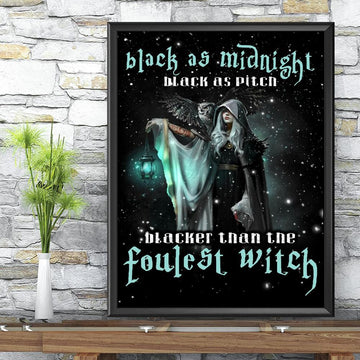 Foulest witch poster Wicca Wall Art-MoonChildWorld
