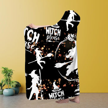 Witch Hooded Blanket Witchy Hooded Blanket