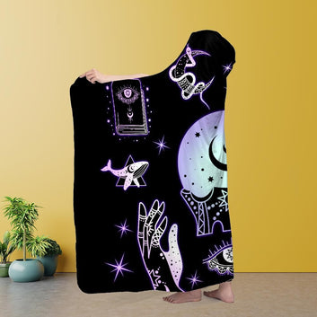 Witchcraft Hooded Blanket Witch Hooded Blanket