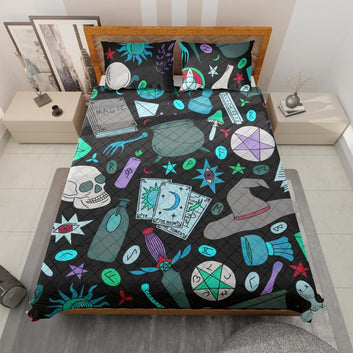 Witchcraft Quilt Bedding Set